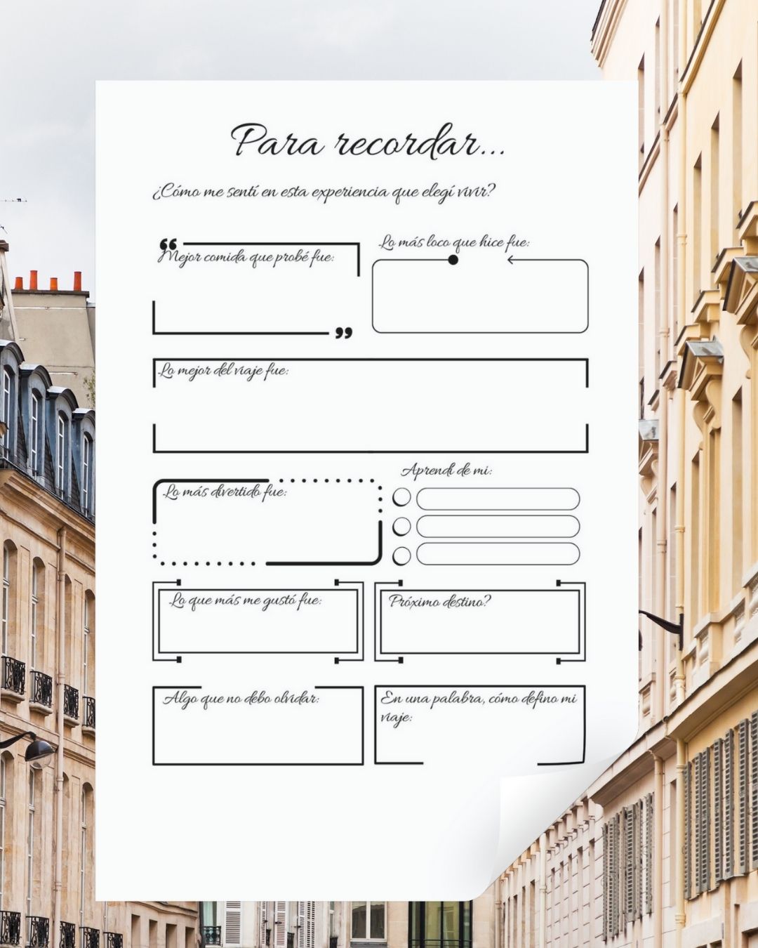 Diario de viajes